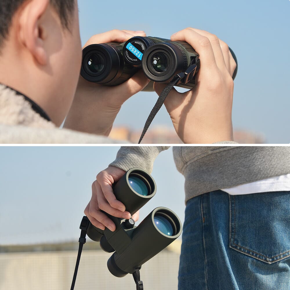 Apexel BR001 Hochleistungsfernglas 12X50 mit Smartphone-Adapter APEXEL
