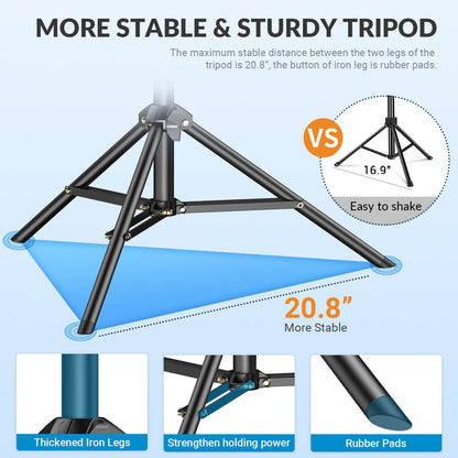 Apexel JJ070 Upgraded 70" Cell Phone Selfie Stick with Tripod APEXEL 