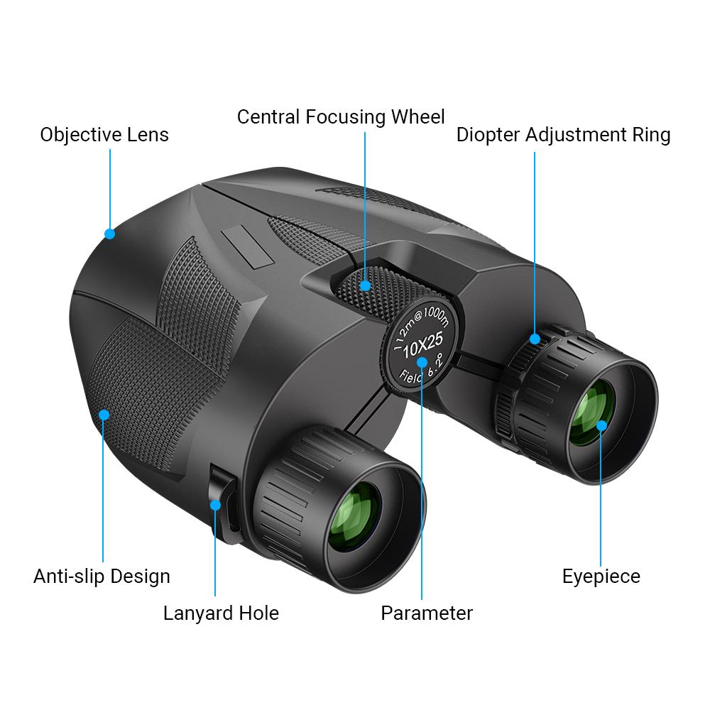 Compact 10X25 Binoculars APEXEL 
