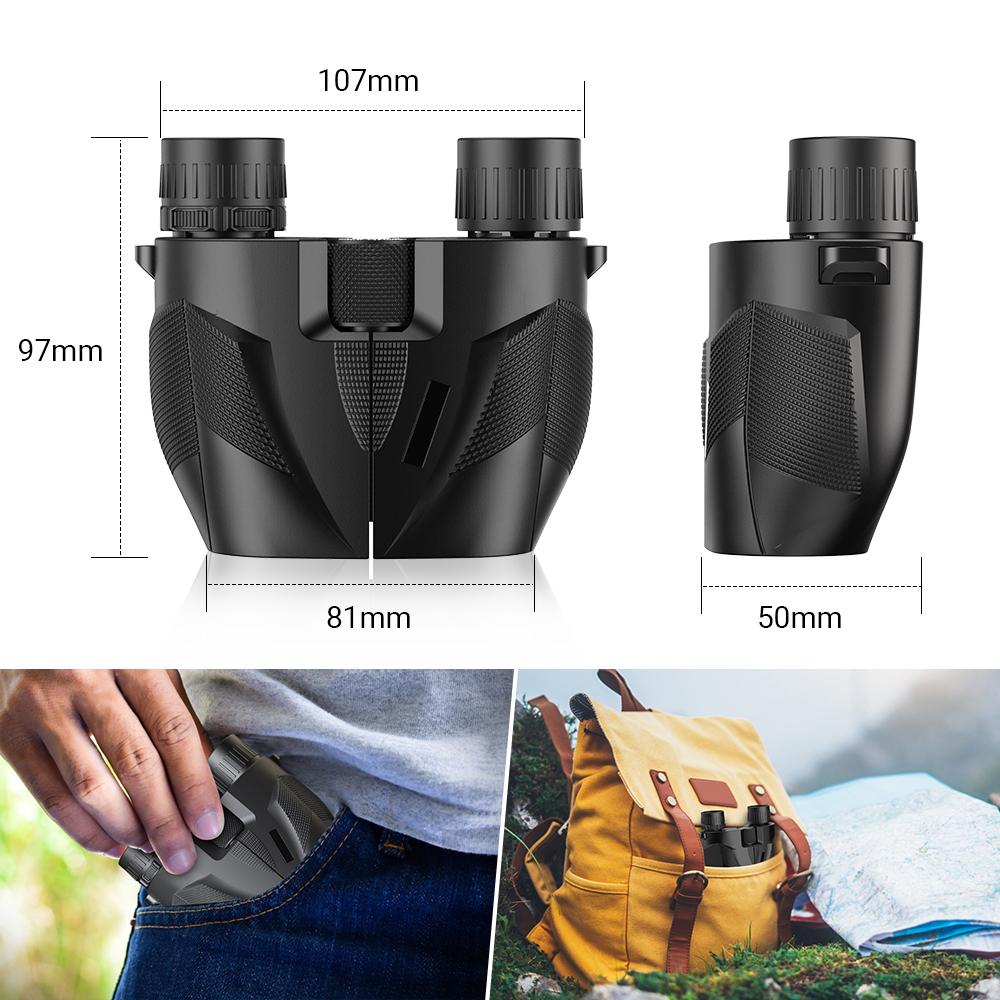 Compact 10X25 Binoculars APEXEL 
