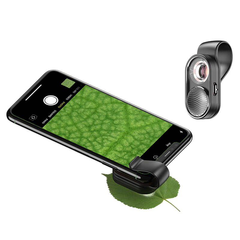Mobile LED 100X Microscope Lens Mobile Photography Accessories APEXEL 