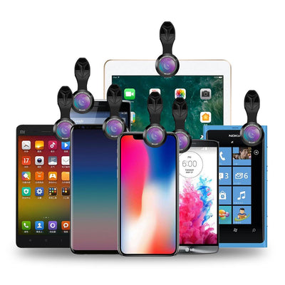 10 in 1 Phone Lens Kits Telephoto Fisheye Wide Angle Macro Kaleidoscope Star Radial CPL Flow Filter APEXEL 