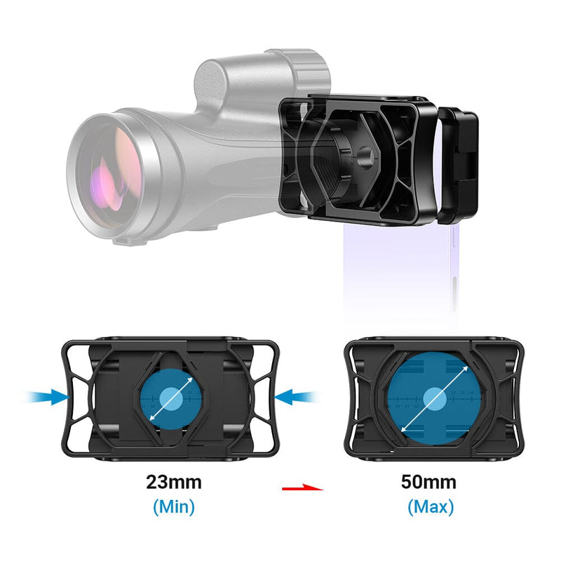 Apexel Universal Smartphone Adapter Holder Clip for Binoculars,Monoculars,Microscope,Telescope,Spotting Scopes Mobile Photography Accessories APEXEL 