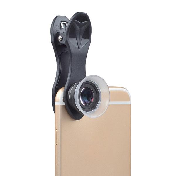 2 in 1 12x/24x Super Camera Macro Lens with Universal Clip for Mobile Phone APEXEL 
