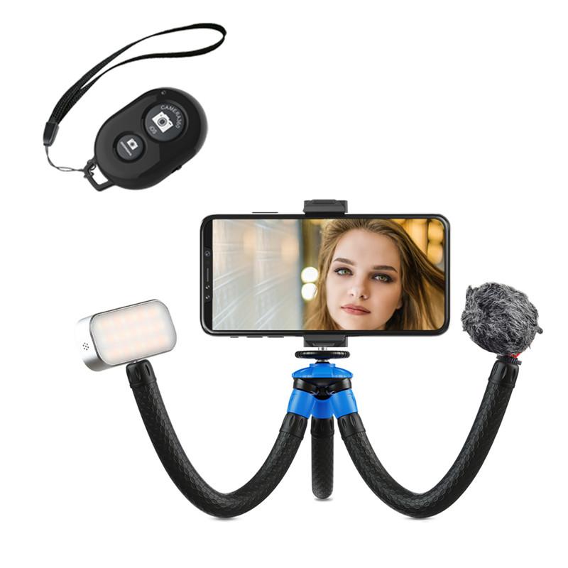 Detachable Octopus Tripod for Smartphone DSR Camera APEXEL Without Remote Shutter 