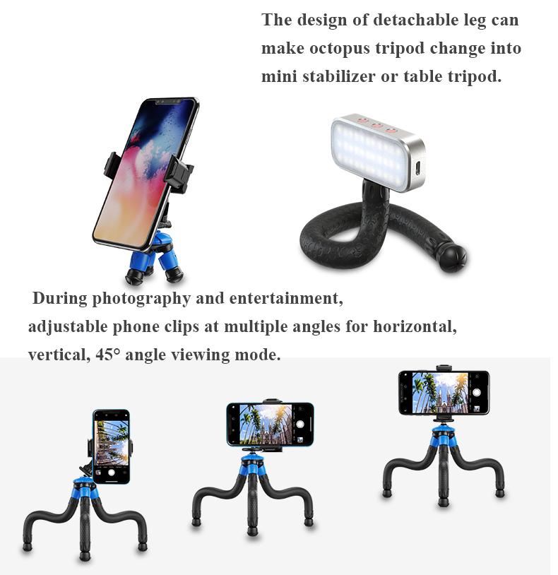 Abnehmbares Octopus-Stativ für die Smartphone-DSR-Kamera APEXEL