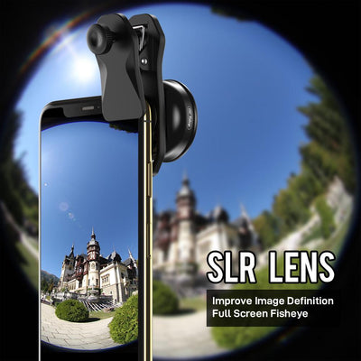 195° Fisheye Lens for Mobile Cell Phone APEXEL 