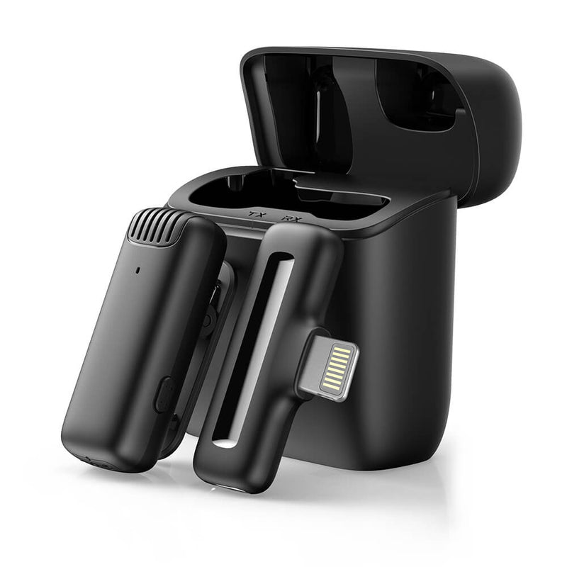 Apexel J13 3-In-1 Wireless Microphones with Smart Charging Case APEXEL 