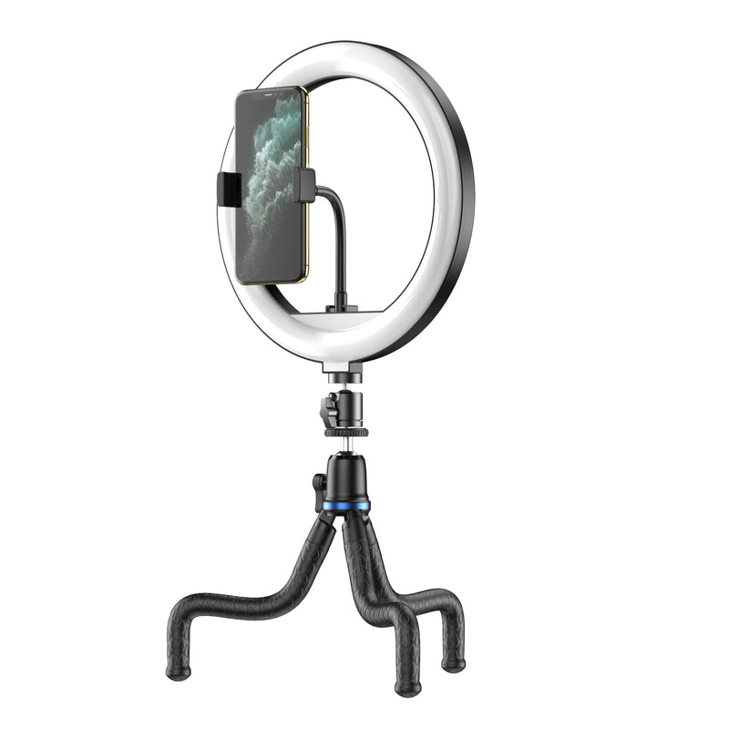 10 Inch Ring Light With Flexible Tripod APEXEL 