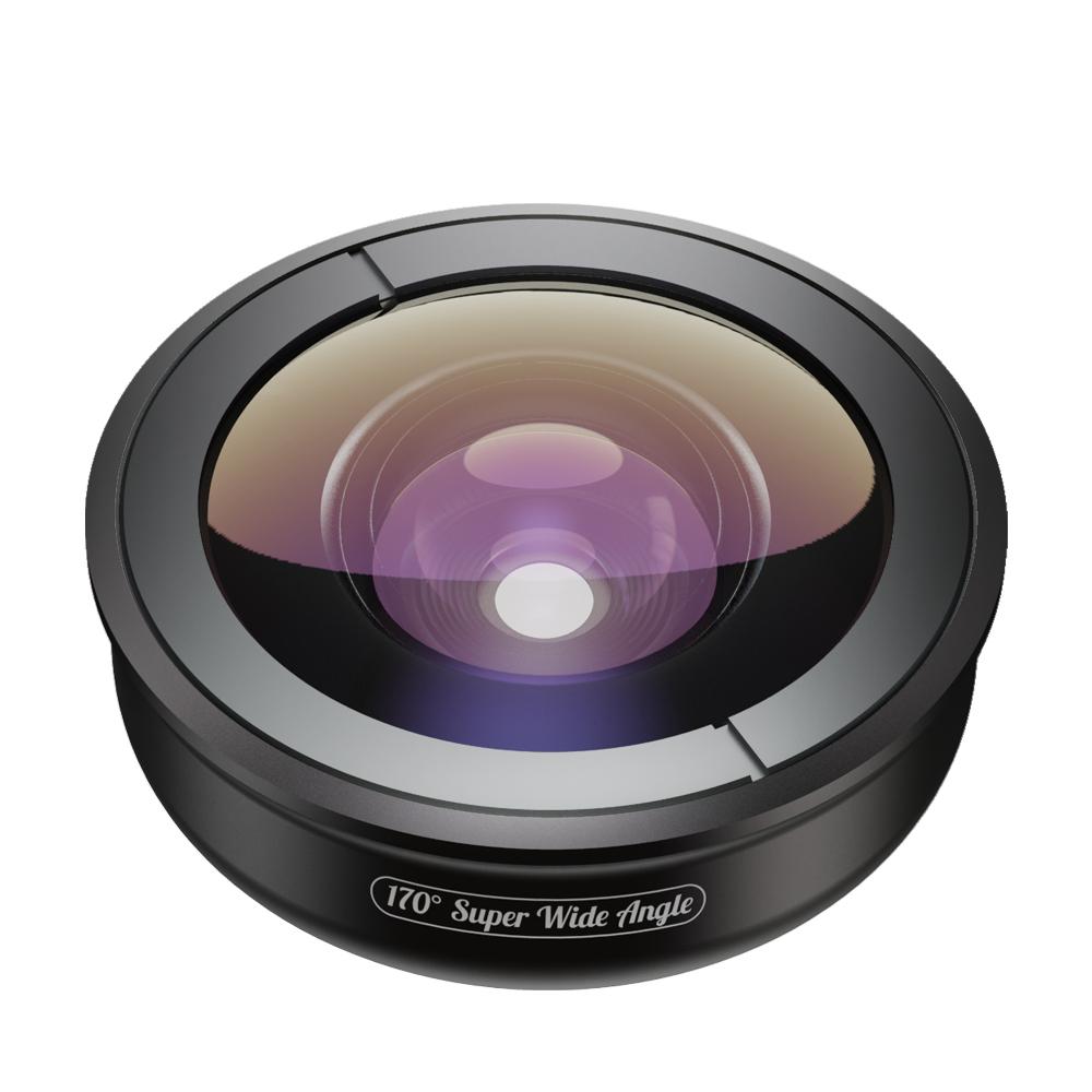 5 in 1 4K HD Phone Camera Lens Kits Wide Angle Macro Telephoto Fisheye APEXEL 