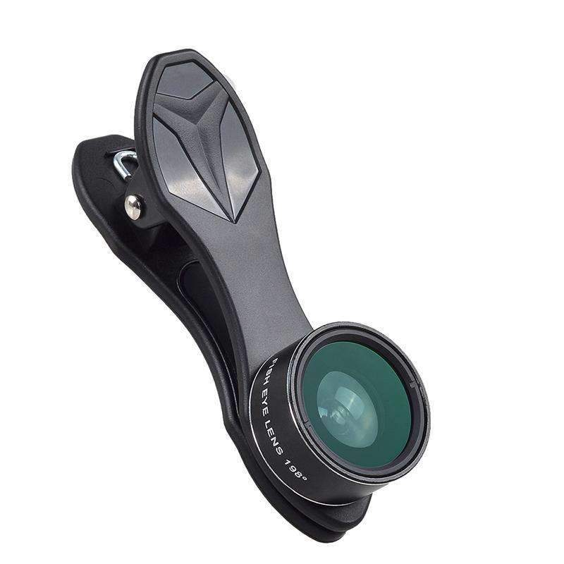 5in1 Clip-on Mobile Phone Lens Kits Wide Angle Macro Fisheye Telescope CPL APEXEL 