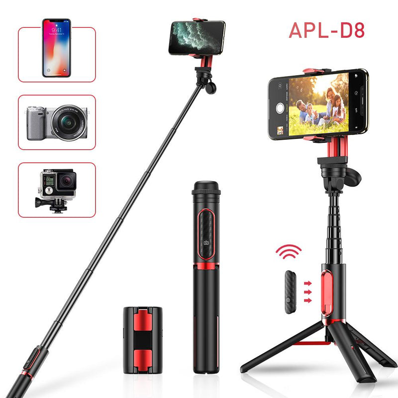 Extendable Phone Selfie Stick Gimbal Stabilizer Mobile Photography Accessories APEXEL 