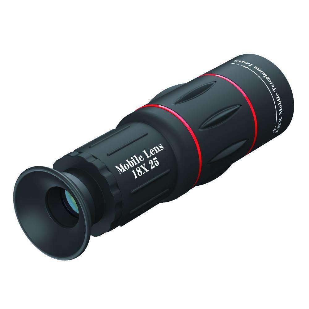 18X Telescope Fisheye Wide Angle Macro 4in1 Lens Kit With Tripod Clip APEXEL 