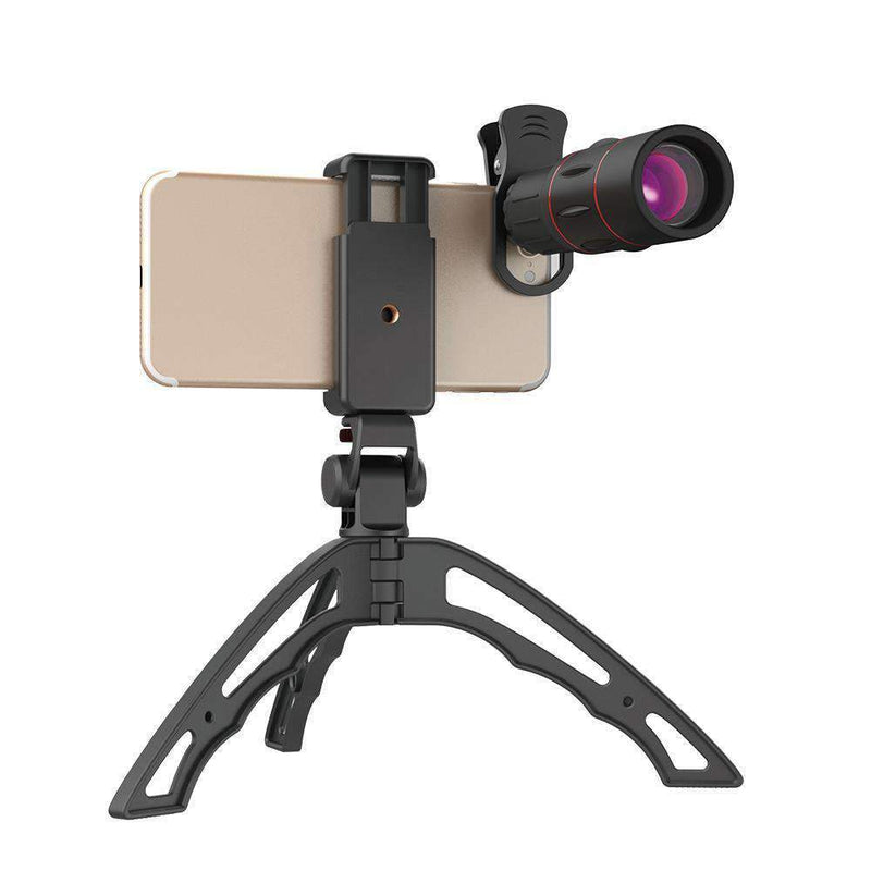 18X Telescope Fisheye Wide Angle Macro 4in1 Lens Kit With Tripod Clip APEXEL 