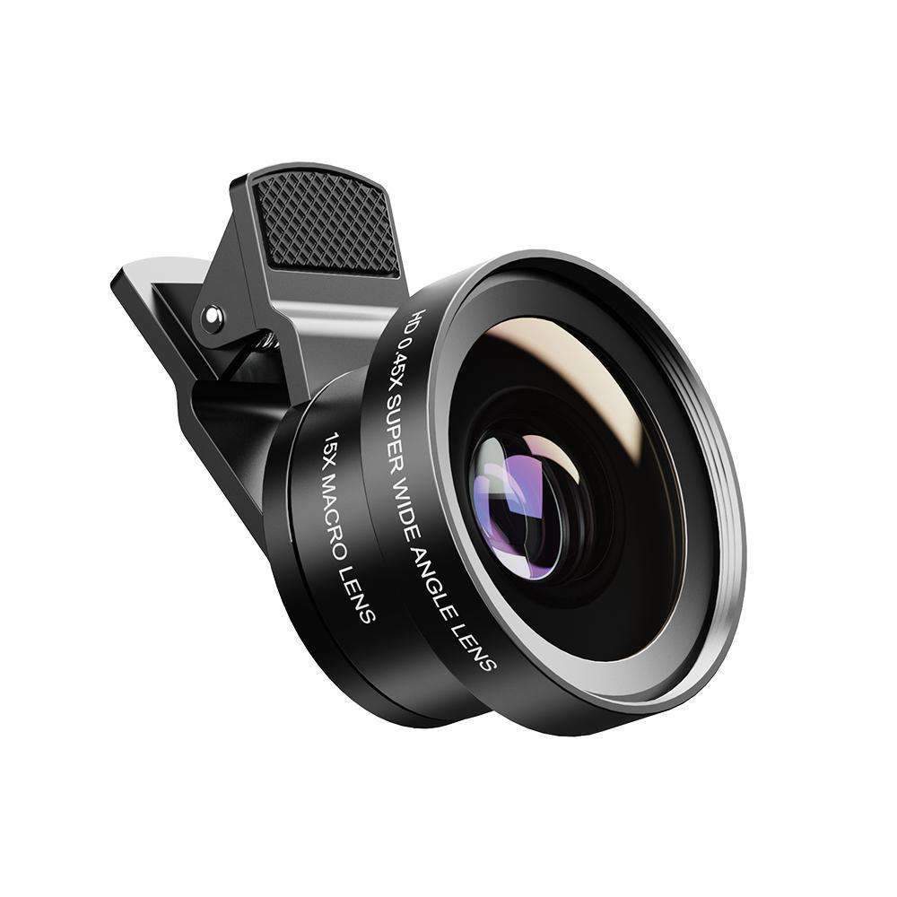 Phone Lens Kits 0.45X Super Wide Angle Macro 37/52mm CPL ND32 Grad Color Filter Mobile Photography Accessories APEXEL 